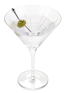 vodka martini outline